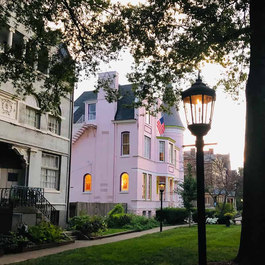 The Pink Palace on St. James Court, a haunted stop in Old Louisville