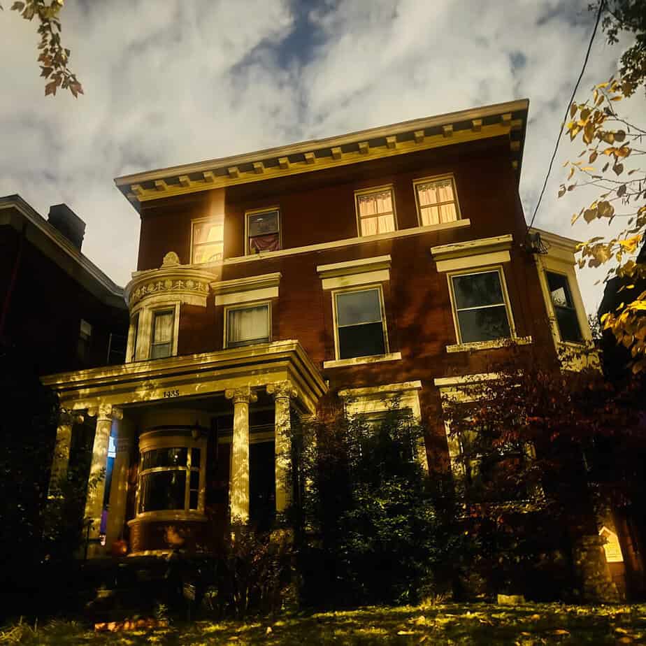 The Fourth Street mansion from the Jamie Carroll case, a stop on the Louisville True Crime Walking Tour in Old Louisville