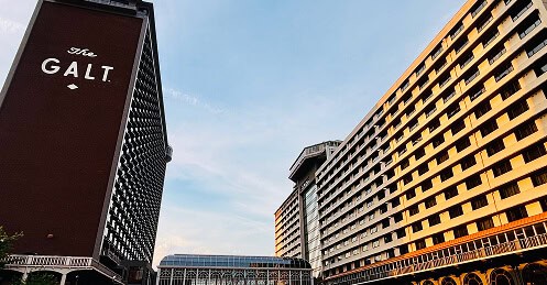 The Galt House hotel on the downtown Louisville riverfront