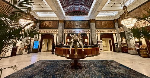 The Seelbach Hotel, a Misfits and Mayhem downtown Louisville walking tour stop