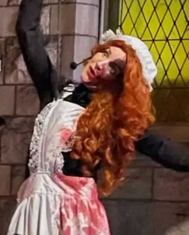 Actor portraying Jennie Bowman on the Victorian Ghost Walk